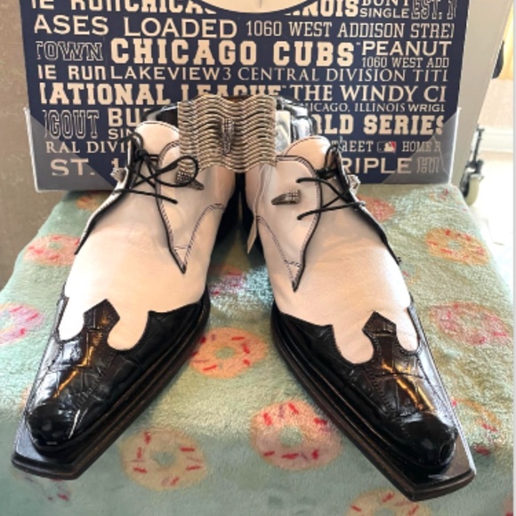 Mauri (City Slicker) 2Tone Gators SZ11 and Black Gator Belt SZ42 main image 4